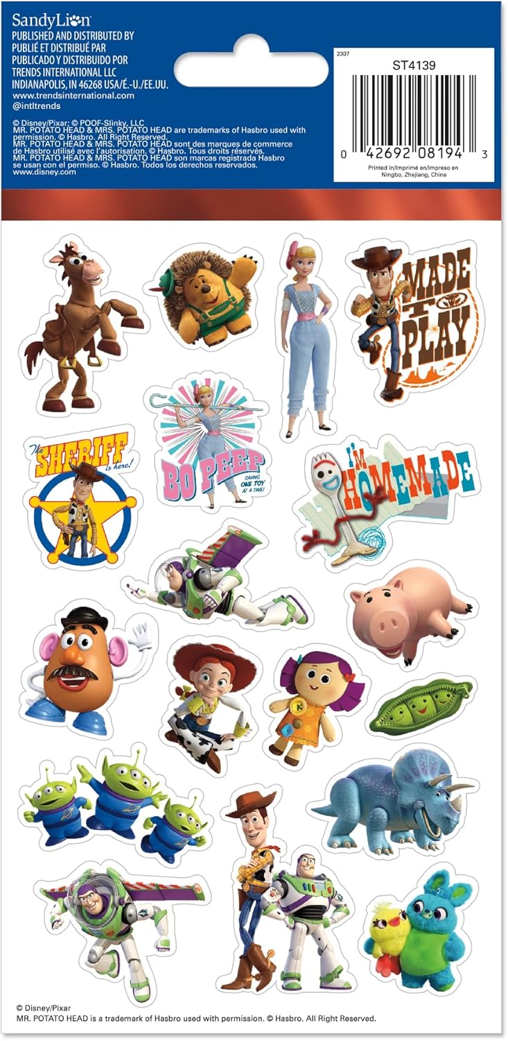 Toy Story 4 Standard Sticker - 4 Sheet - Image 5