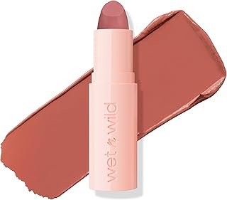 Mega Last Rich Satin Lip Color, Rich Creamy Color with Satin Finish, Infused with Vitamin E & Moisturizing Argan Oil, Lightweight, Silky-Smooth, Vegan & Cruelty-Free - Hush Lil' Beige