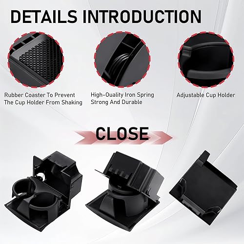 Miniatura 3 de Nissan Titan 2004-2015 Reemplazo del portavasos de la consola trasera 96967-9FD0B