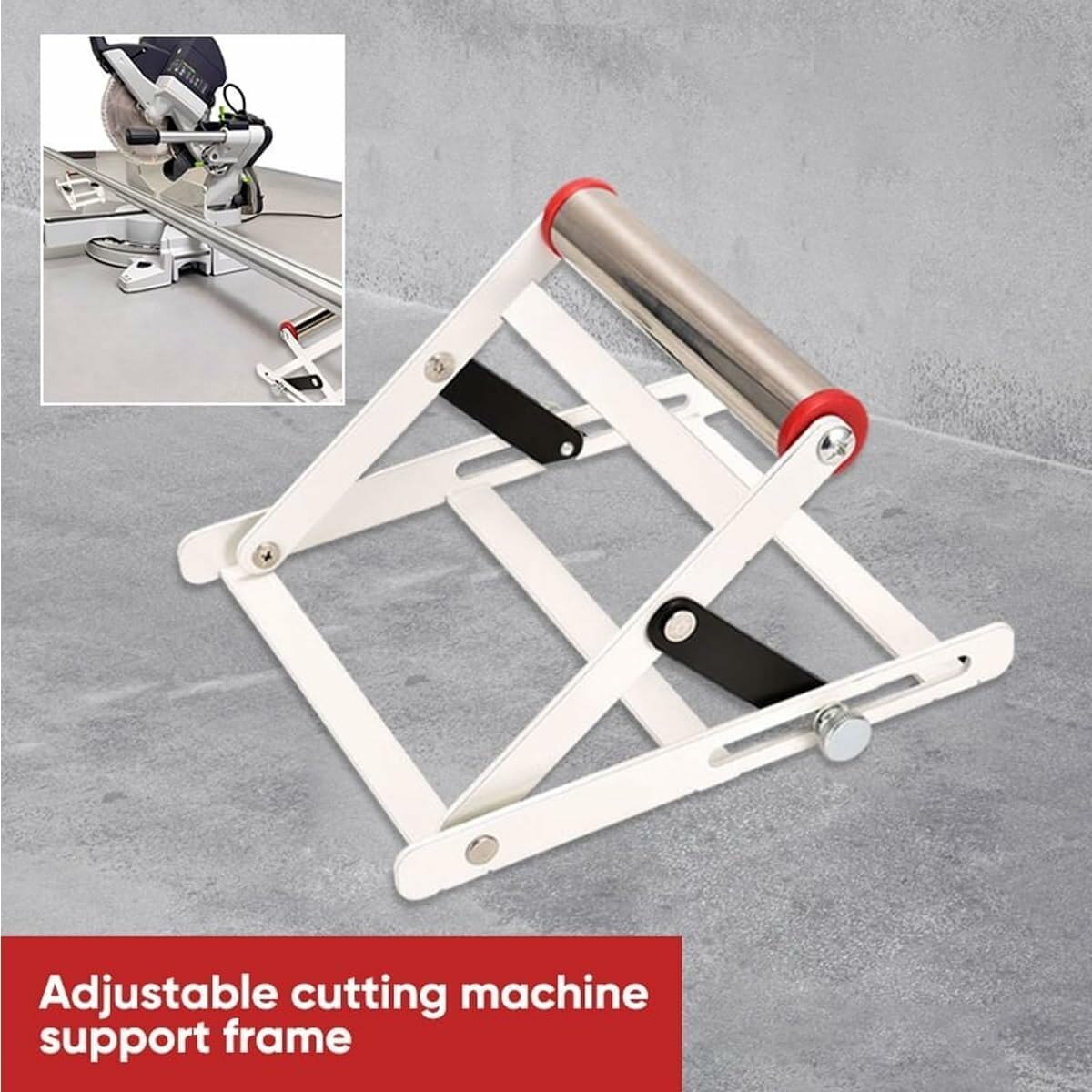 2PCS Adjustable Cutting Machine Support Frame Work Support Stand Angle Grinder Holder Cutting Machine Attachments Tool
