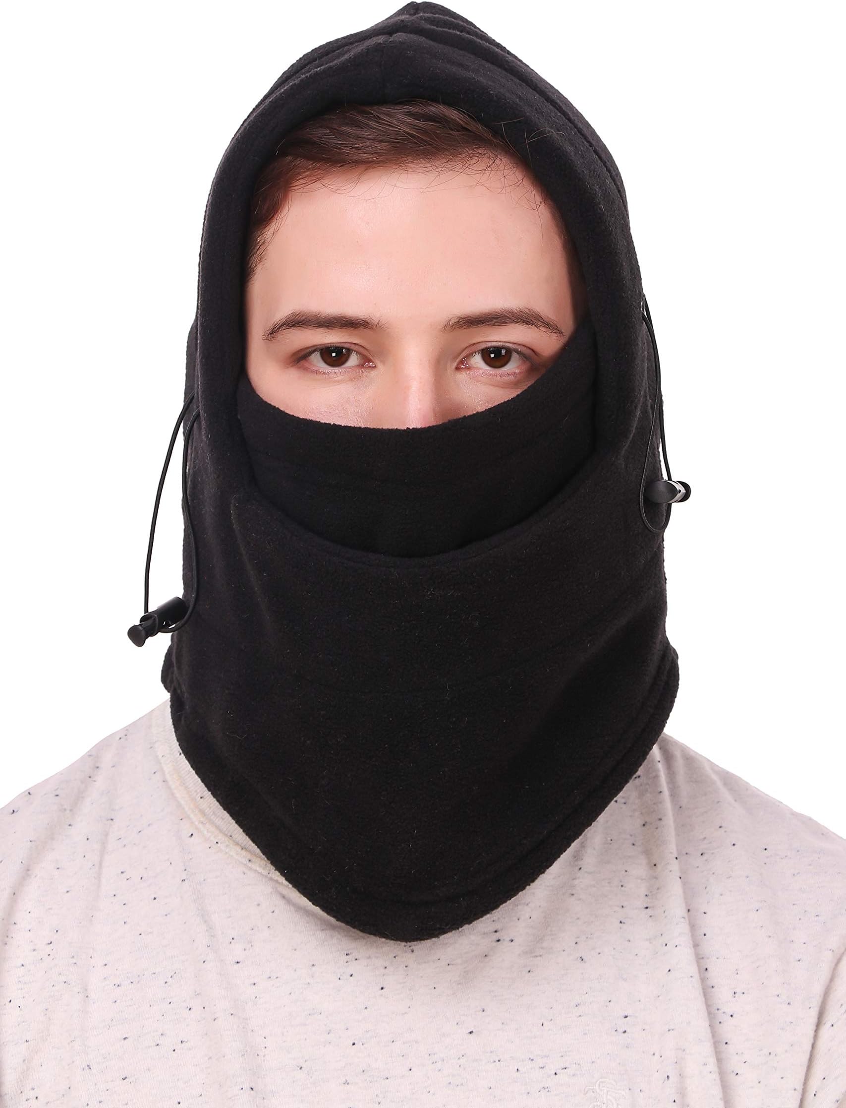 New Black Fleece Thermal Full Face Mask Balaclava Outdoor Winter Sport Snowboard Ski