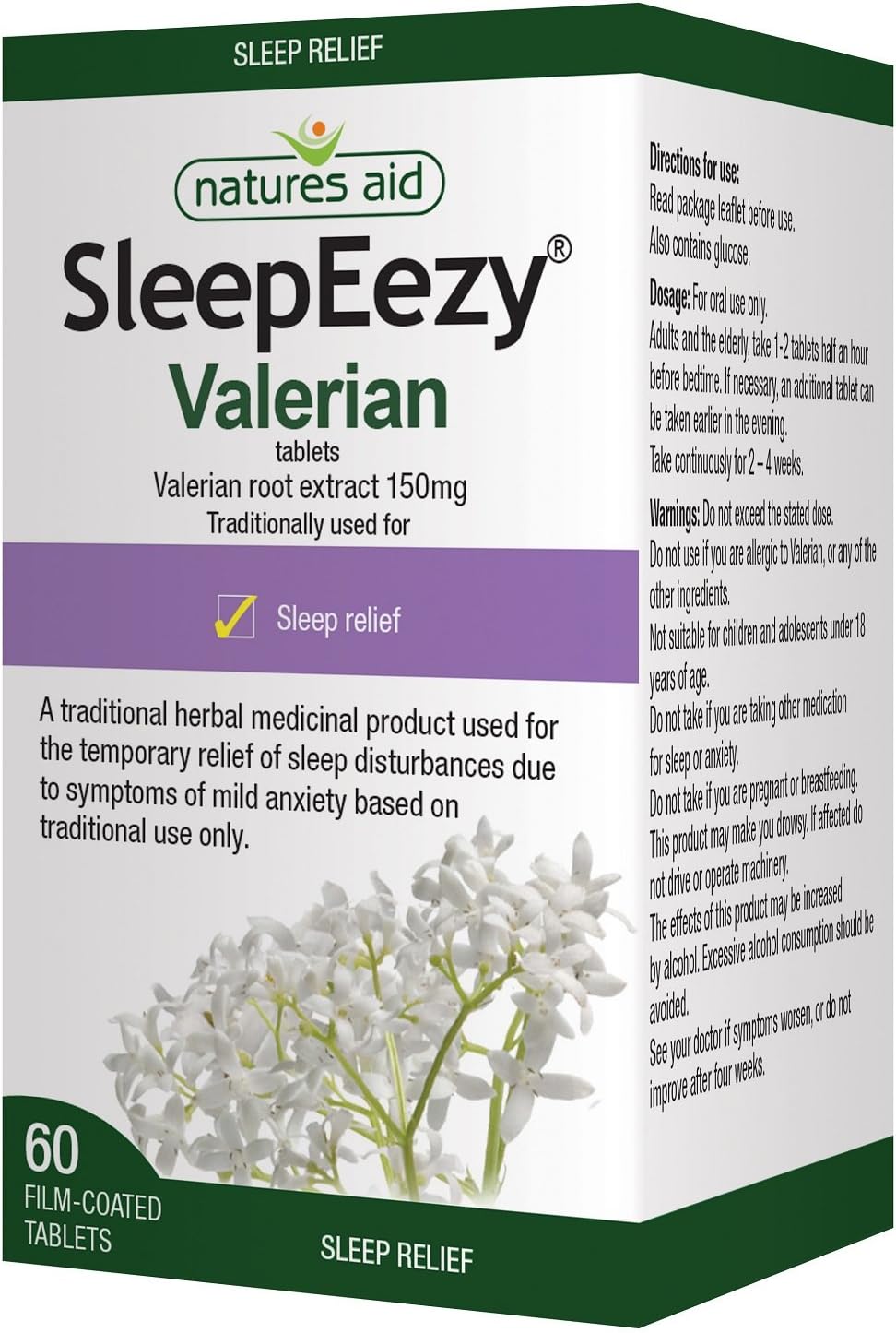 Natures Aid SleepEezy 150mg (pack of 2), 60 count (Pack of 2) - Image 3