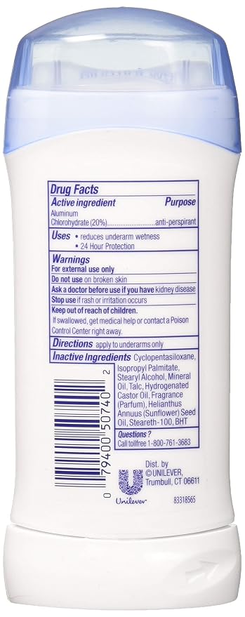 Dove Antitranspirante Piel Sensible 2.6 Oz Pack 3 miniatura 2