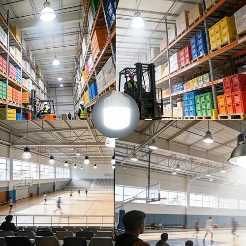 Miniatura 3 de High Watt LED Bulbs 250W-300W Equivalent, 35W Bright White 6000K High Intensity Shop Light, 3675 Lumens LED Commercial for Garage,Area Light,