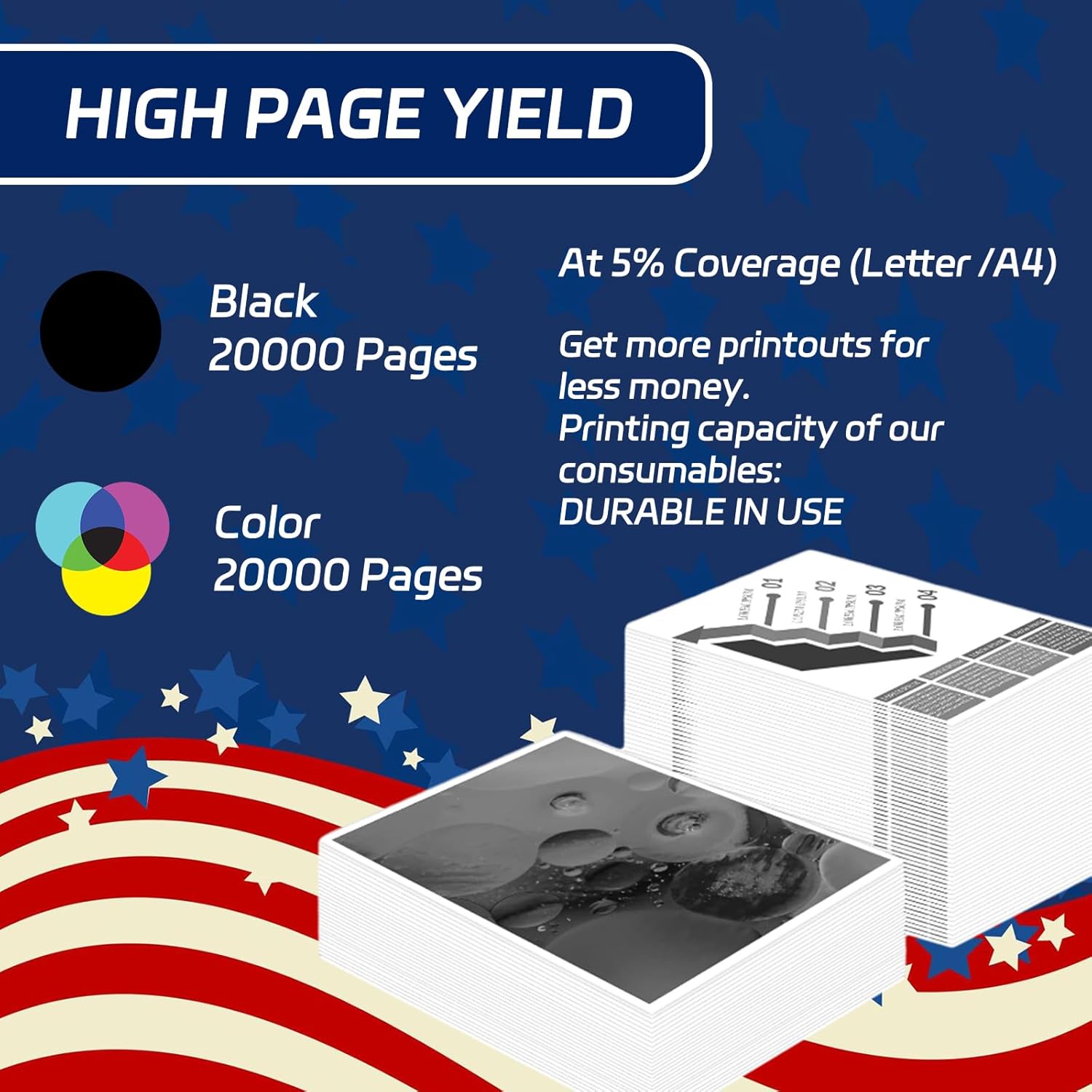 Compatible for Lexmark CS310 Developer Unit Work for Lexmark CS310dn CS310n CS317dn CS410dtn CS410n CS417dn CS510de CS510dte CS517de Printers, with Chip, High Yield 20000 Pages (Yellow)