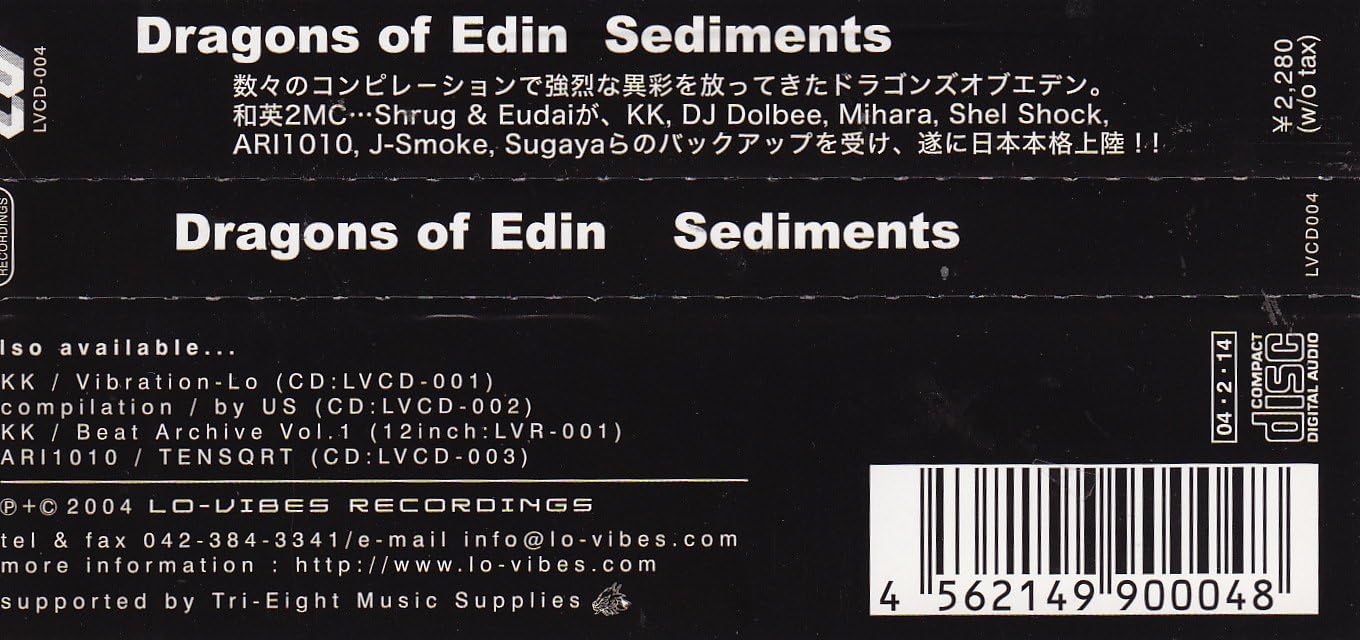 DRAGONS OF EDIN - Sediments - CD