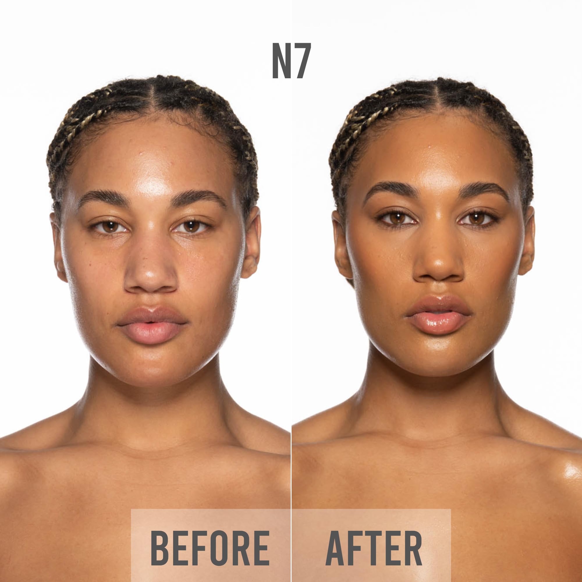 BPerfect Chroma Cover Luminous Foundation - Radiant Filter Finish, Buildable Coverage - Shade 23 - N7 Medium-Deep Neutral Golden Olive - Image 2