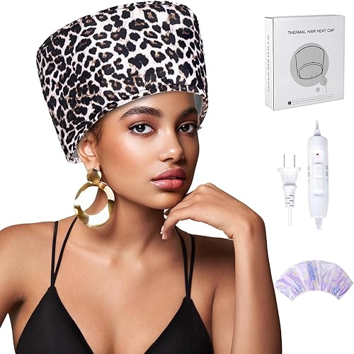 Vaporizador de cabello para acondicionamiento profundo, gorra térmica para cabello negro natural, portátil, eléctrico, para uso doméstico, con disponible en Yaxa Guatemala