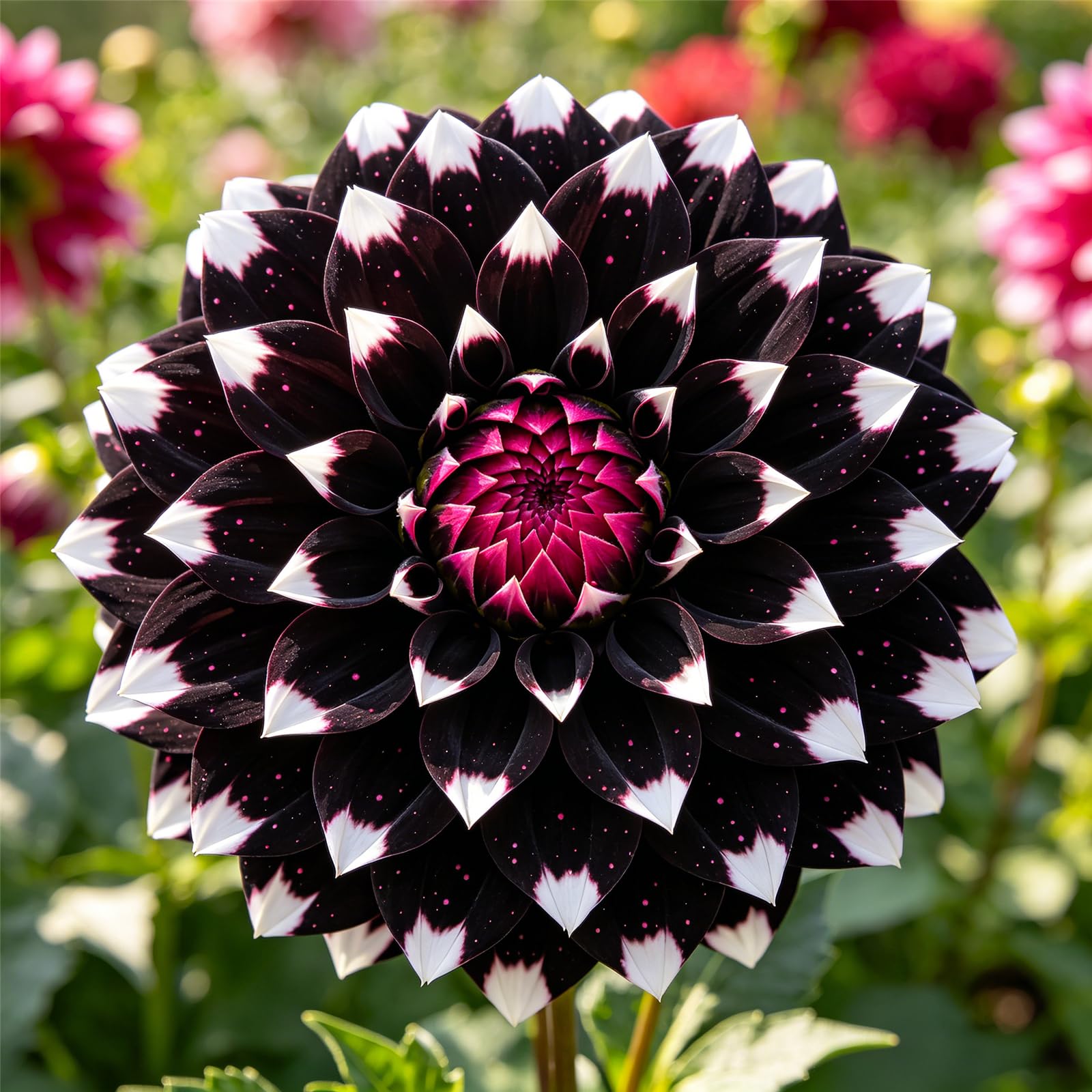 Schnellwüchsig Dahlien,Gefüllte Blüten,Einfach zu pflegen,Eine bezaubernde Gartendekoration,Ideal für Gartenanfänger-10Rhizom-G
