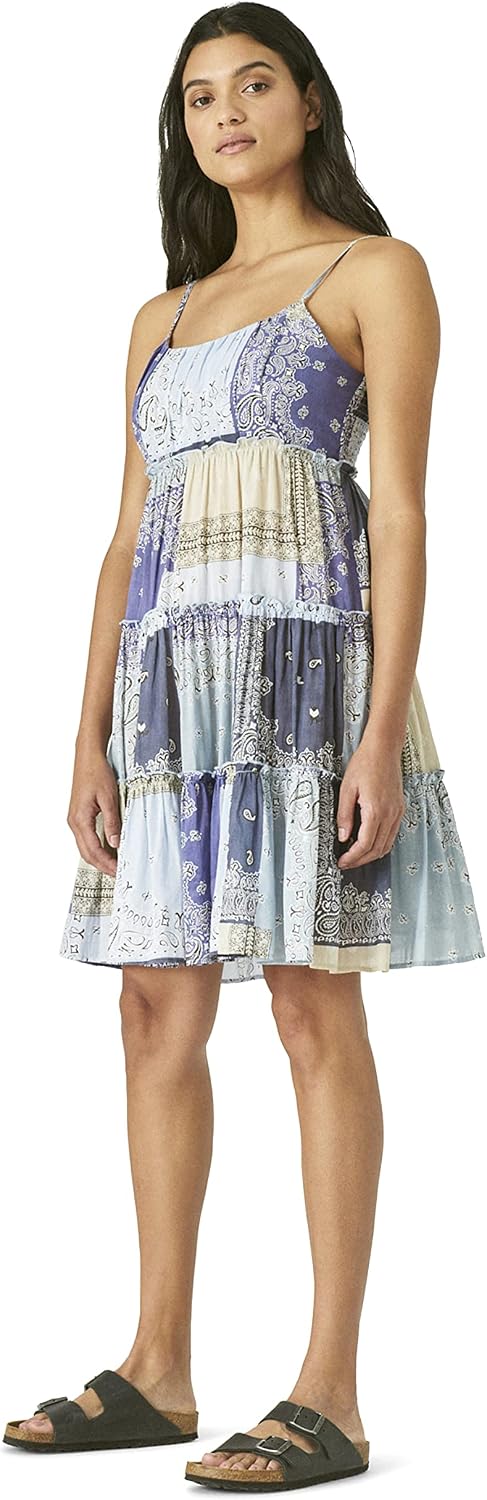 Lucky Brand Women's Tiered Mini Dress