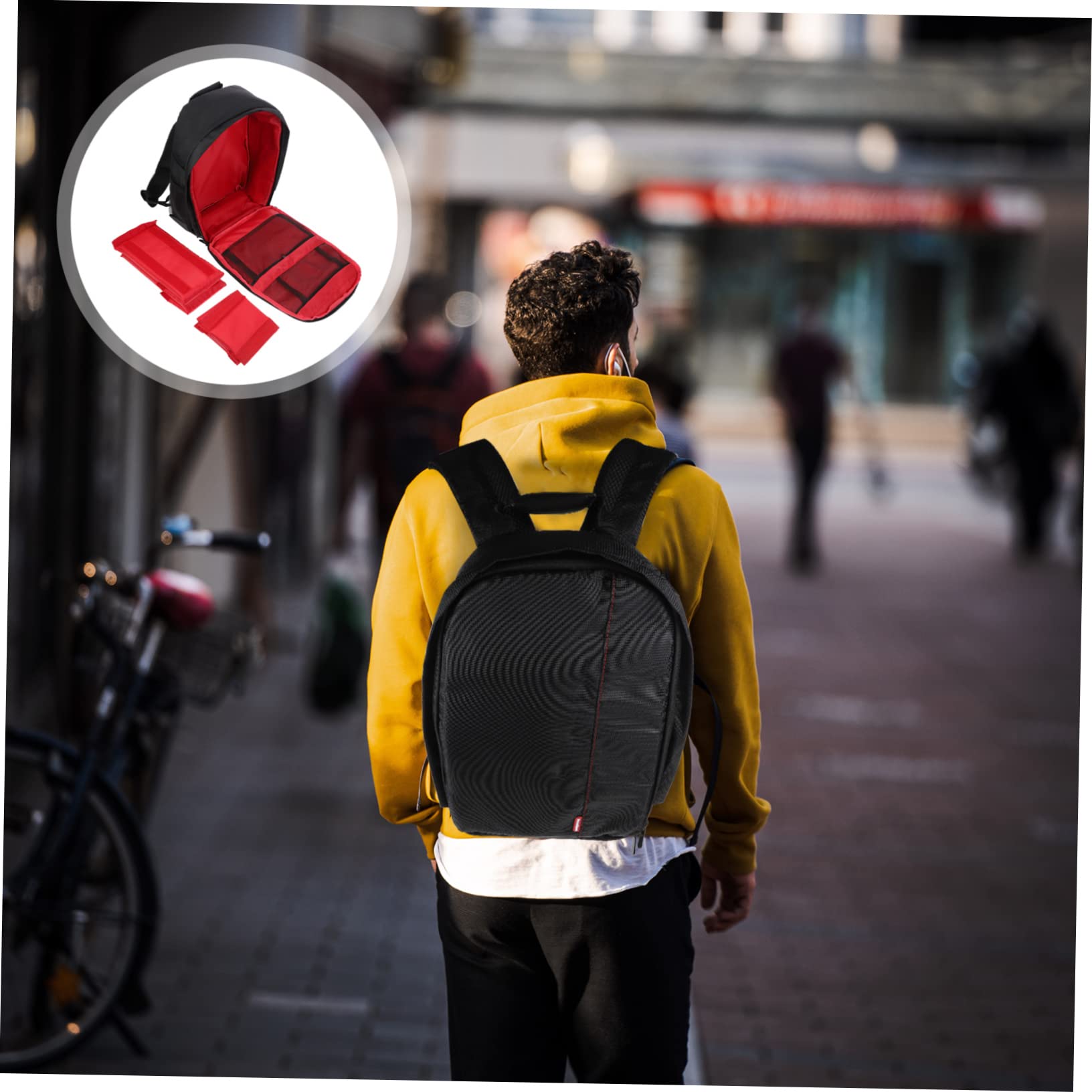 Gadpiparty Zaino Di Tela Borse Fotografiche Zaino Fotografico Borse Dslr Per La Macchina a Business Camera Bag Case Borsa a In Nylon Uomini E Donne
