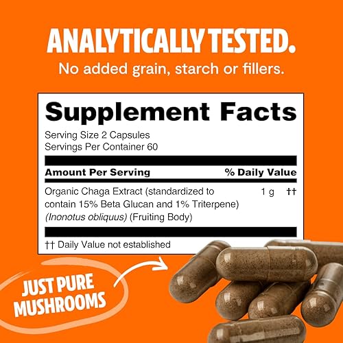 Miniatura 5 de Paquete antioxidante FreshCap (cápsulas Chaga y cápsulas de complejo de hongos definitivos)