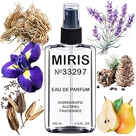 MIRIS No. 33297, Inspired by Di Homme Intense 2011, Long-Lasting Eau de Parfum for Men, Spray 3.4 Fl Oz / 100 ml