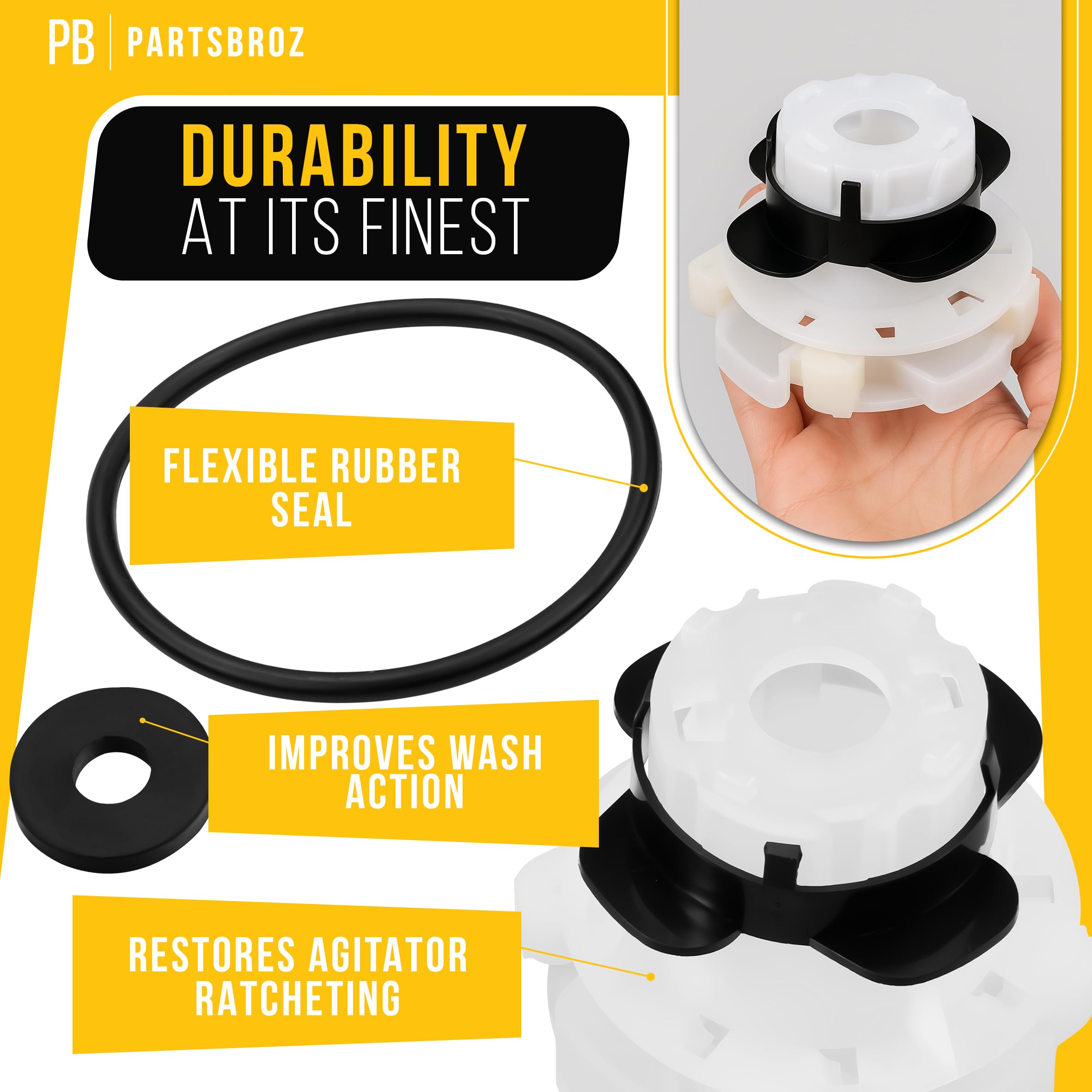 Amazon.com: PartsBroz 285811 Medium Cam Agitator Repair Kit for