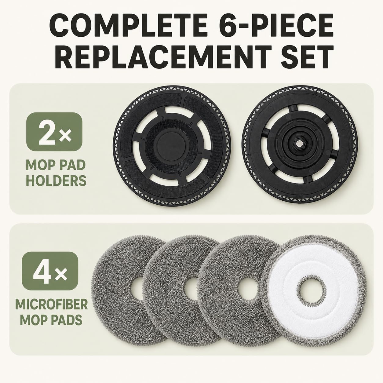 Mop Pad Holder Barcket Plate Compatible With iRobot Roomba Combo 405, 4020, 504, 505, RCF-Y1, G181020, G181220, G185020, G185220, K151020, N185020, N185040, N185060 Robot Vacuum Cleaner