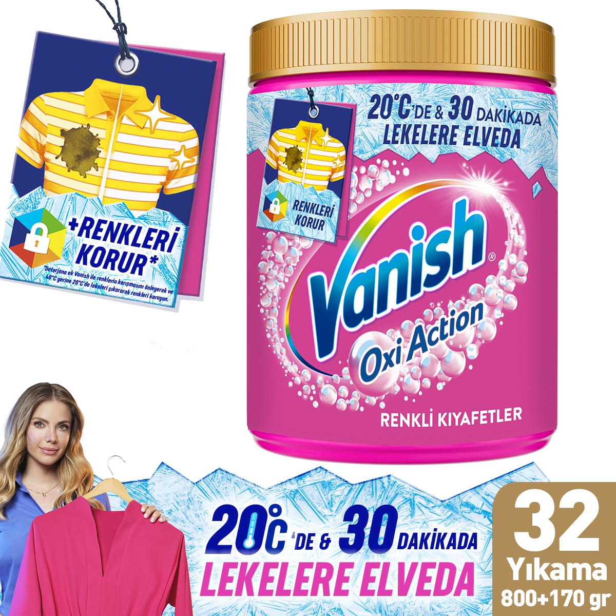 Vanish Multipower Toz Pembe 970 gr