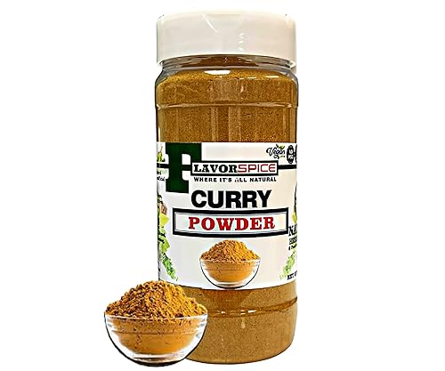 Curry en polvo elaborado con hierbas y especias 100% naturales sin artificiales ni conservantes, sin sal, sin azúcar, sin MSG, gluten, ideal para