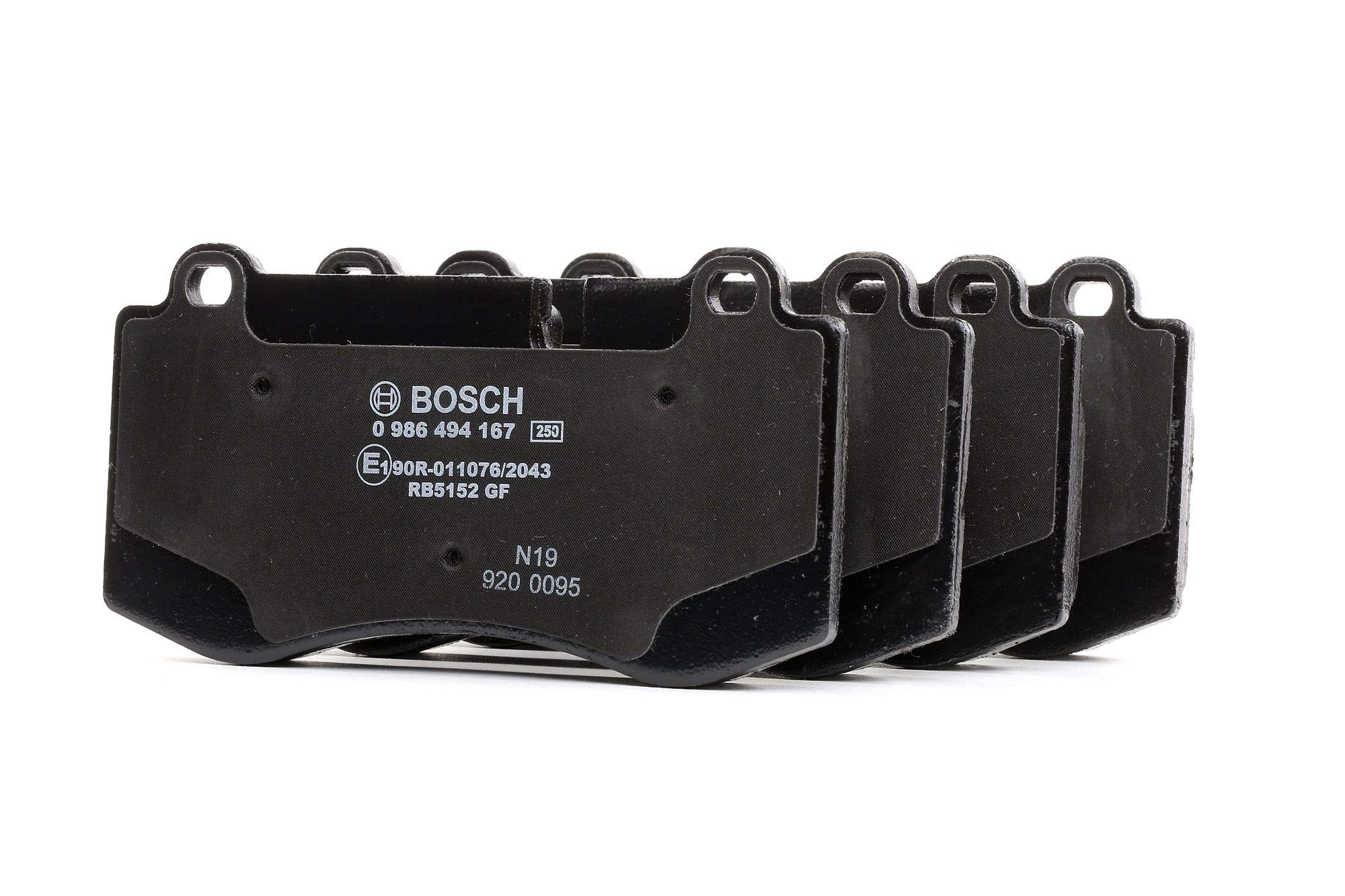 Brake Pads Set fits MERCEDES S350CDI W221 3.0D Front 09 to 10 OM642.932 Bosch