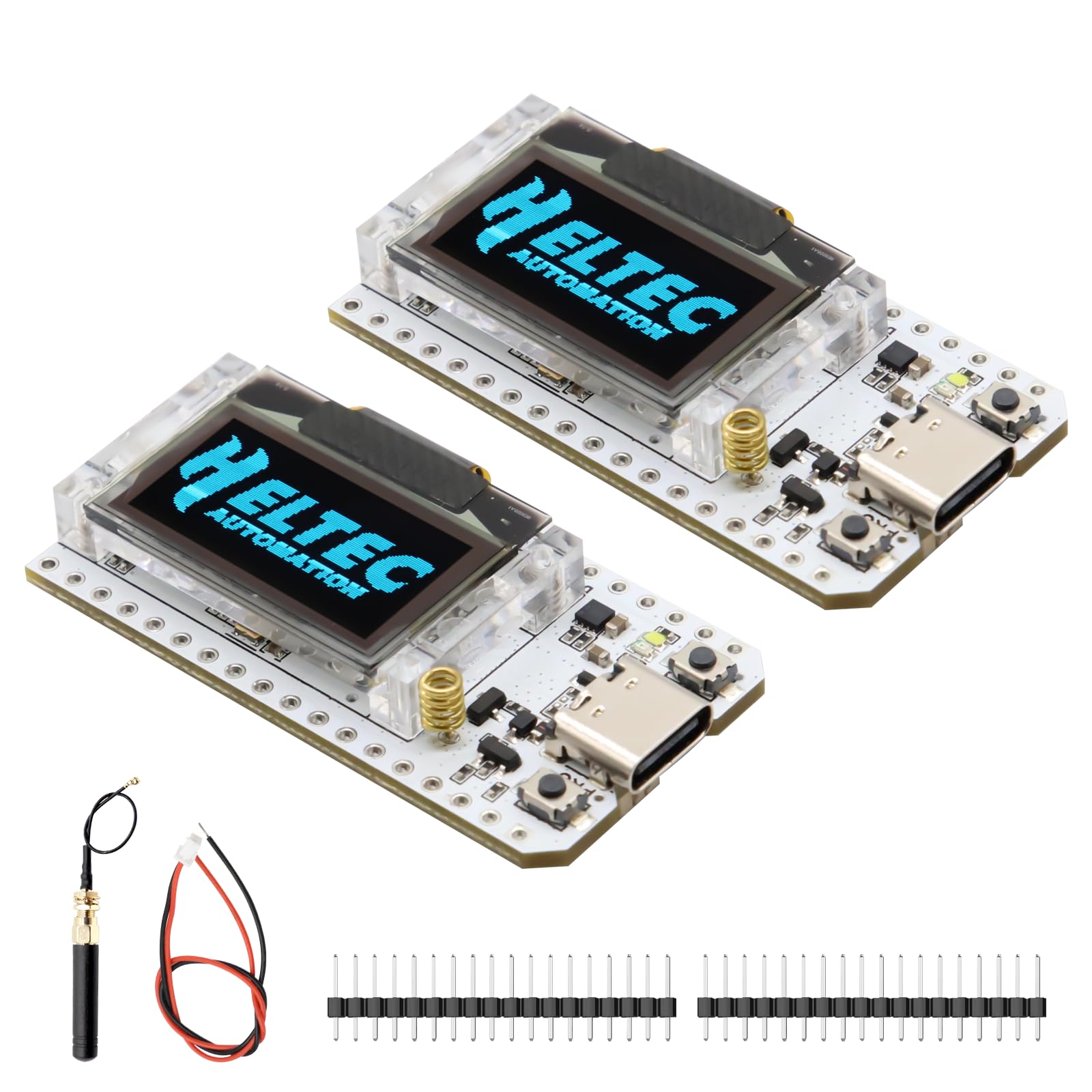 ARCELI Carte de développement LoRa ESP V3, module LoRa ESP Meshtastic avec écran OLED ESP et antenne, carte IOT double cœur USB 240MHz Bluetooth WiFi 863 928MHz compatible avec Arduino/Meshtastic (2