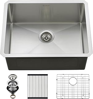 EcoChannels Undermount Kitchen Sink, 24 x 19 ...,