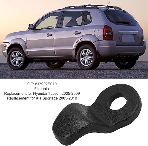 Miniatura 3 de ARAMOX Empuñadura de cristal del portón trasero trasero, manija de cristal de la puerta del maletero Empuñadura de cristal de la puerta trasera