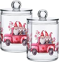 Vista 14 de Dragonfly Flowers 21214450 - Dispensador de soporte Qtip con tapas, contenedores de almacenamiento de plástico, organizador de recipientes de baño