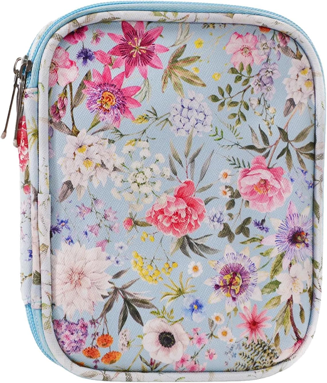 Fabric Crochet Hook Carrying Case Travel Knitting Needle Organiser for Knitting Tool Craft Supplies Portable Accessories Bag