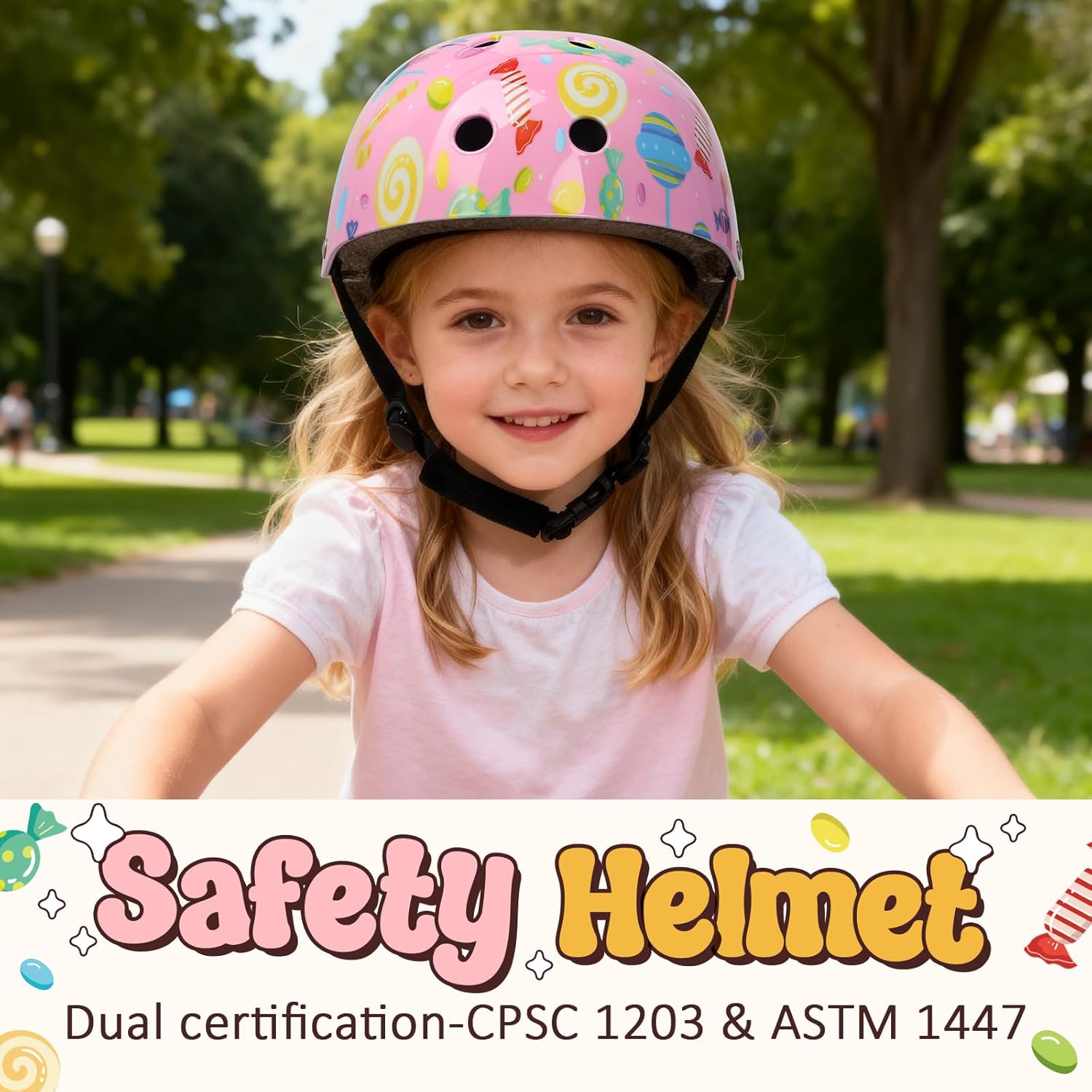 Toddler Kids Bike Helmet,Adjustable for Child Boys Girls,Multi-Sport & Ventilation for Bicycle Scooter Skateboard Skate