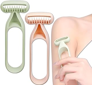 ماكينة حلاقة شعر للبنات - أداة لطيفة وموثوقة مصممة خصيصًا للفتيات، مما يضمن تجربة إزالة شعر ناعمة وآمنة (2 قطعة)