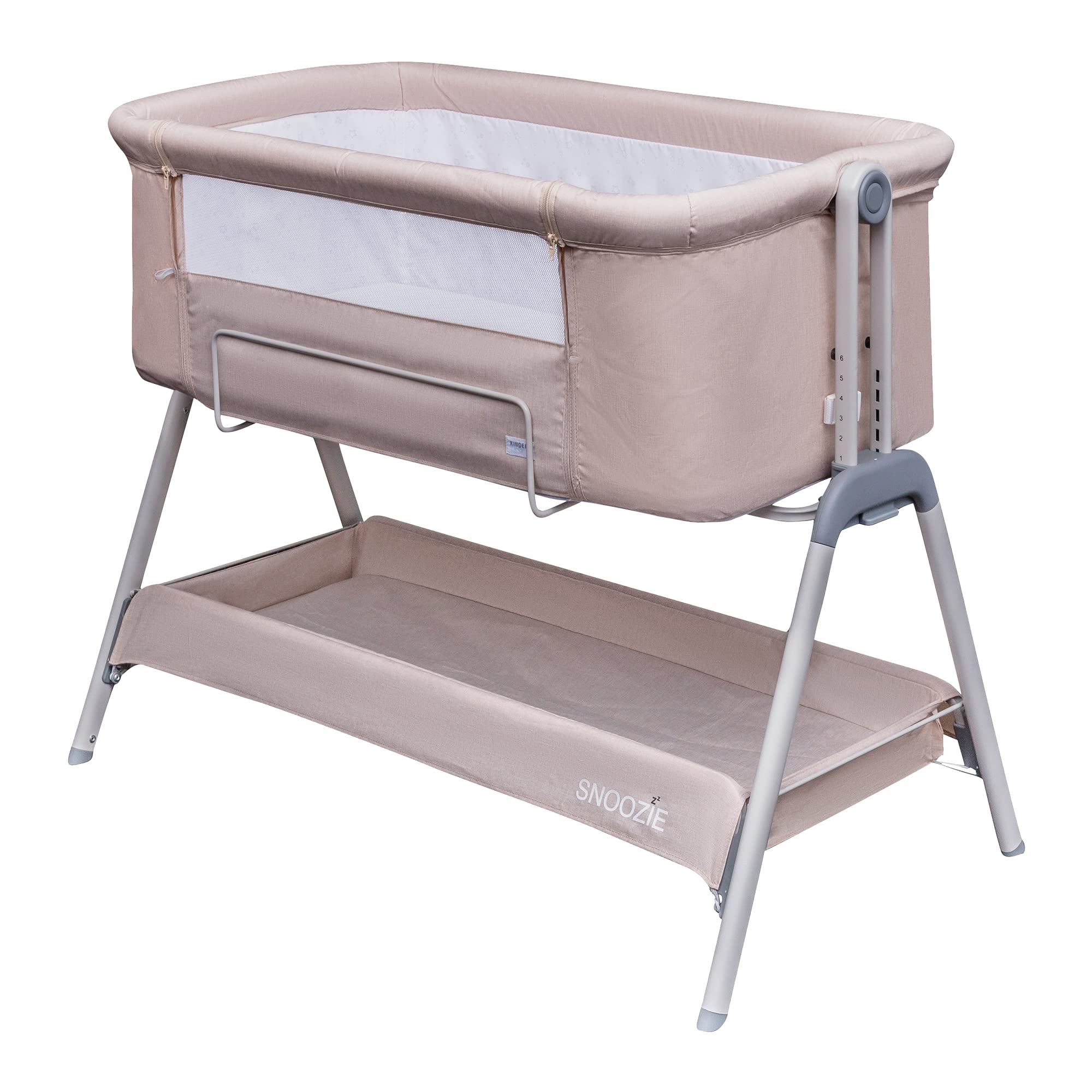 Kinder ValleySnoozie Bedside Crib Soft Shell | Co Sleeper