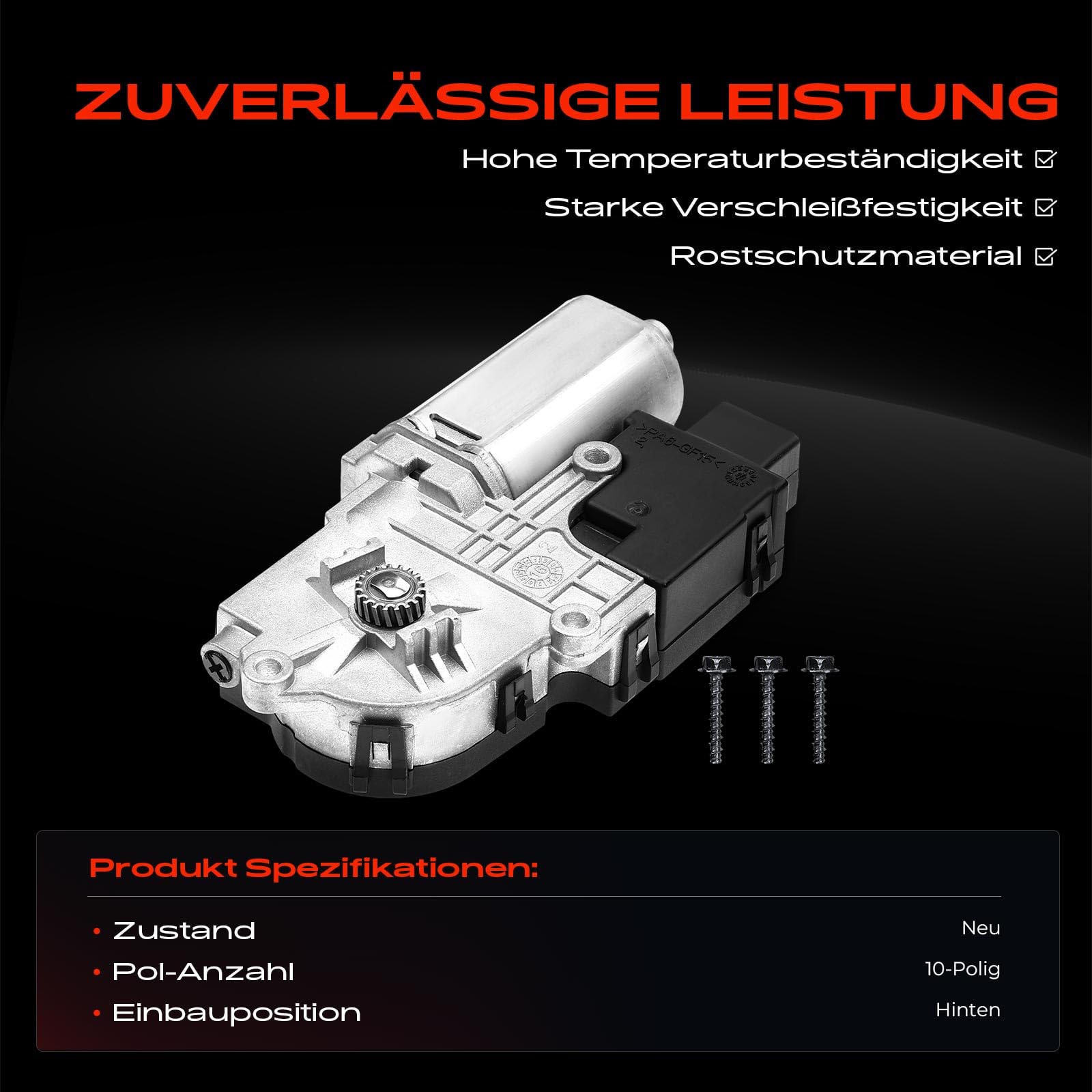 Schiebedachmotor Dachmotor Panoramadach Elektromotor für XC60 156 2.0L-3.0L SUV 2008-2017 31442109