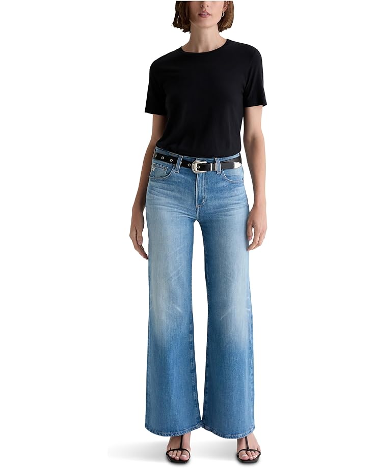 AG Jeans Saige Mid Rise Wide Leg In 18 Years Bisou - #4 of 4