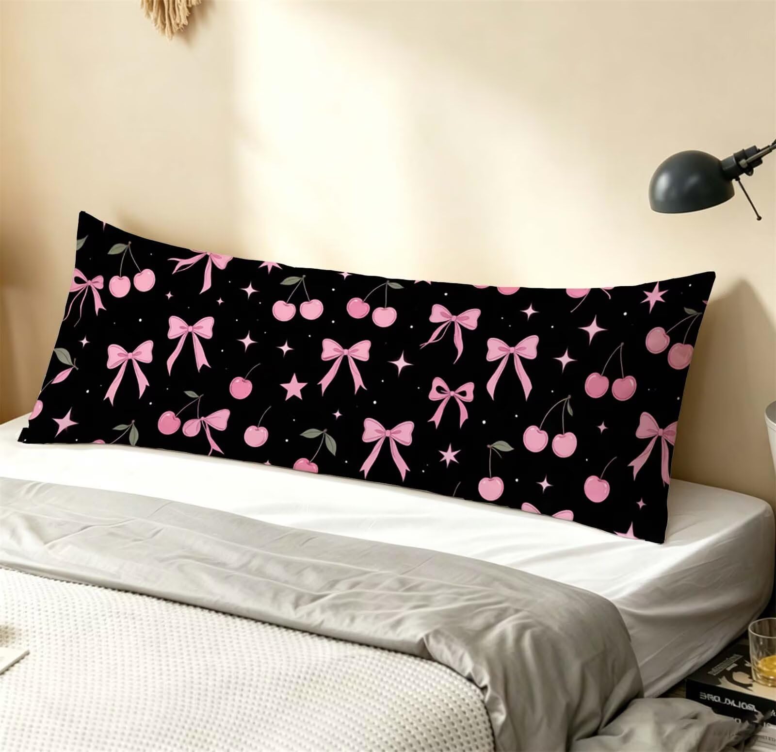 Nero-8 Federe Cuscino Letto 50 x 150 cm, Grande Cuscini per Divano Lino, | Doppia Faccia Stampa, Arco Fodera per Cuscino Decorativa, con Cerniera, Cuscino per Dormire Sul Fianco j-192