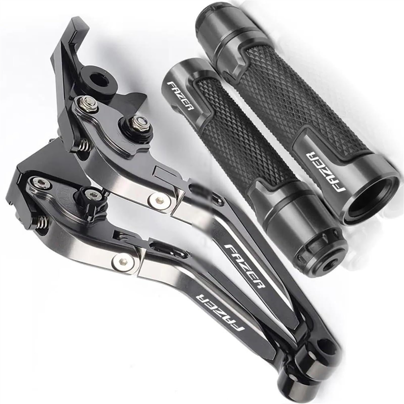 Leviers de frein moto réglables pour guidon 22mm Yamaha FZ1 Fazer 2006-2015