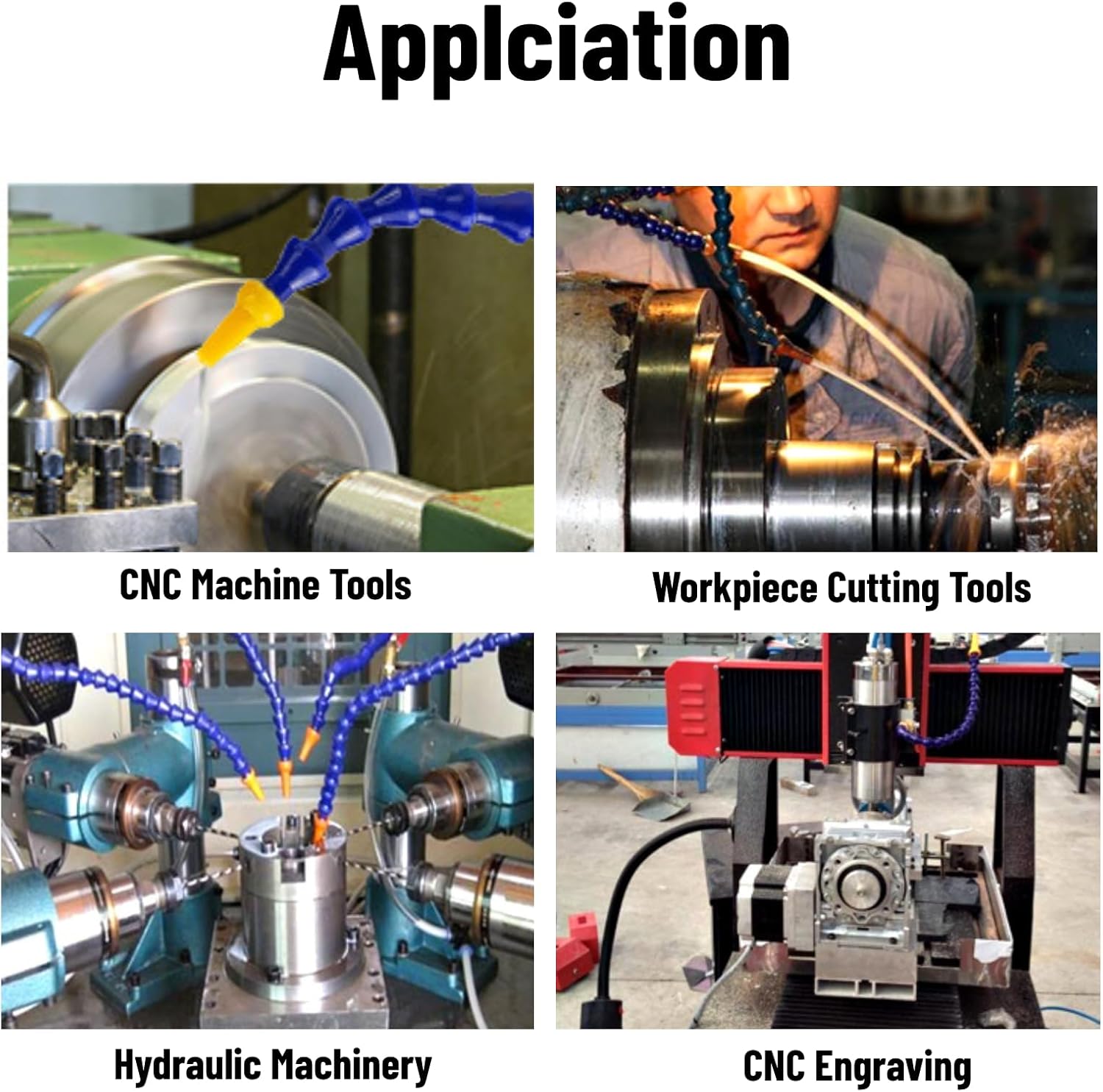CNC Mist Coolant System Sprayer 8mm Air Pipe for Lathe Milling Engraving Metal Cutting Cooling