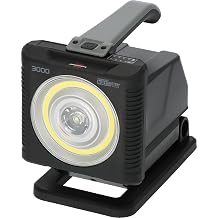 Brennenstuhl Professional Multi Battery LED Portable Work Light HL 3000 20W, 1140 + 2160lm, IP54, Compatible with 18V Batteries from 11 Different Power Tool Manufacturers, Engineered in Germany