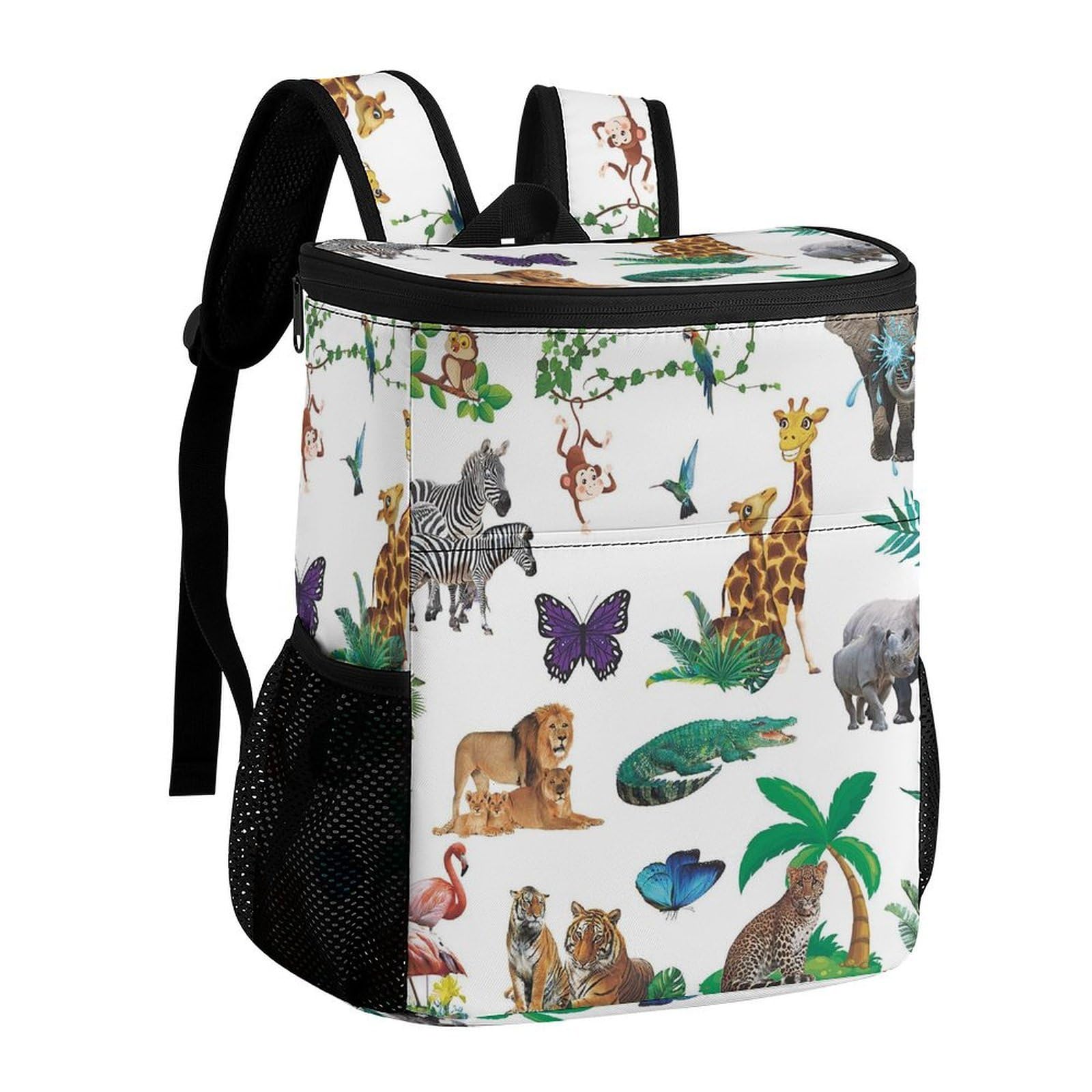 Sac à dos isotherme en polyester sergé robuste avec doublure étanche haute protection