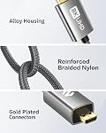 Silkland Micro HDMI to HDMI Cable 10ft, [Gold Plated, Sturdy Aluminum] Supports 4K@60Hz, HDR, Ethernet, ARC, Compatible with Raspberry Pi 4, GoPro Hero 3/4/5/6/7, Cam Link 4K, A6400 A6000 Camera