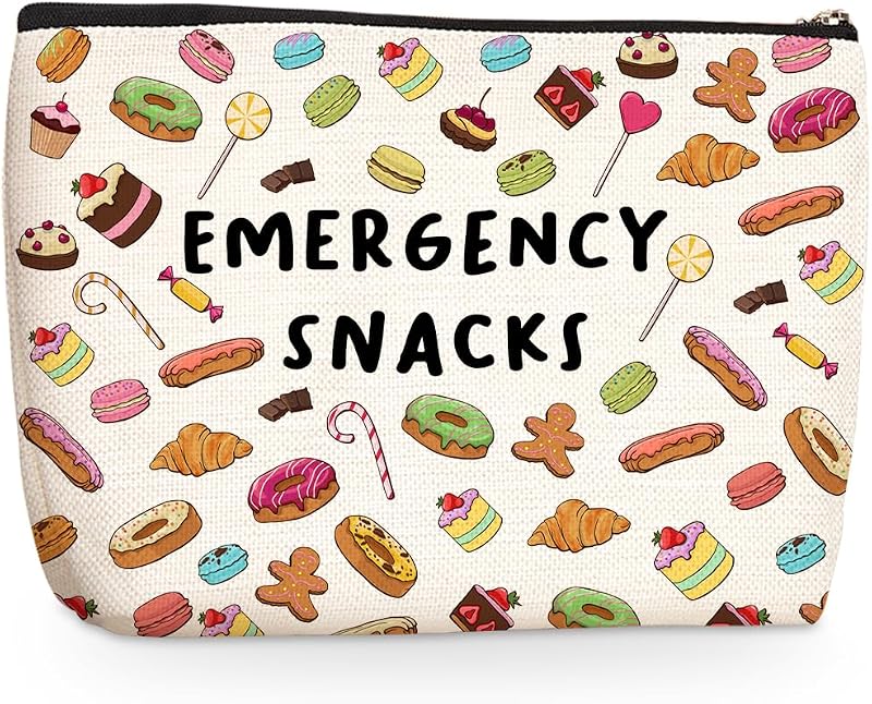 Necessaire Wenboco com zíper, estampa Multicolor 1528, 20,07 x 18,03 x 0,76 cm