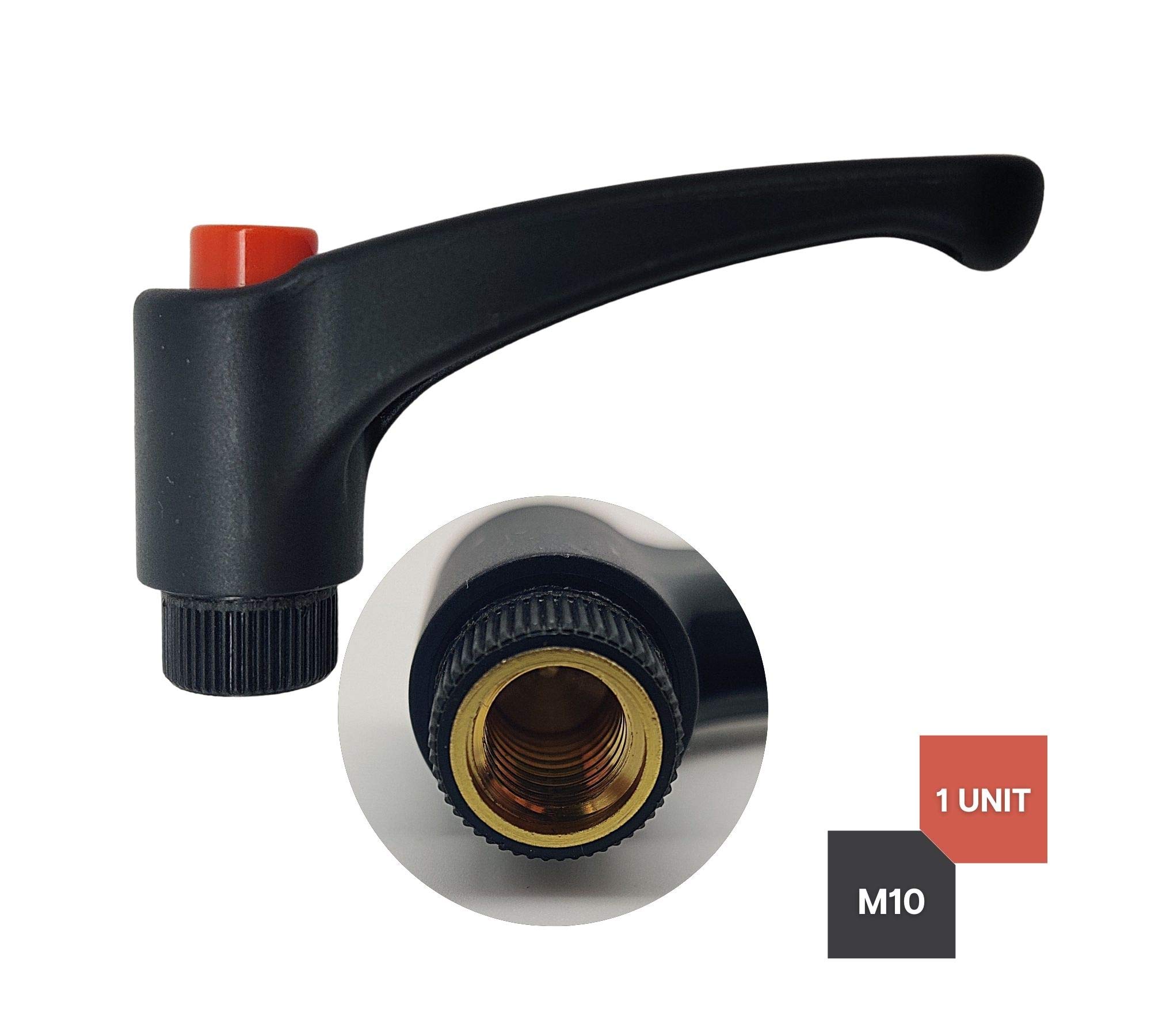 DOJA Industrial, Black (Matte), nut M10 - Image 3
