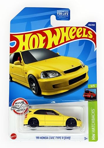 Miniatura 2 de Hot Wheels Honda Civic Type R [EK9] 2022 - Honda Civic Type R [EK9] - Hatchback - Amarillo