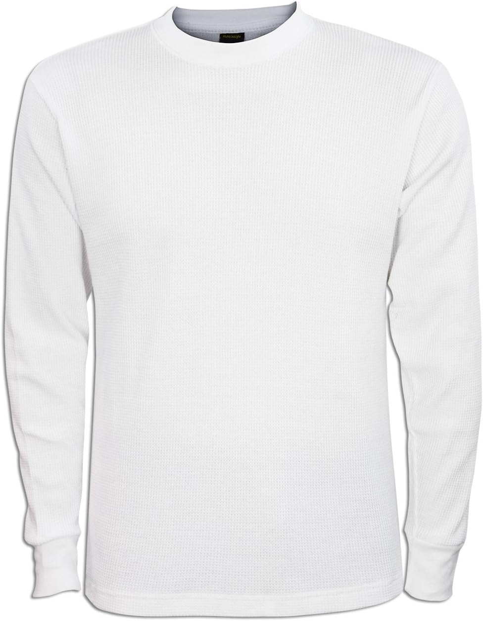 JLGUSA Men Heavy Weight Plain Thermal Long Sleeve Waffle Shirts Solid Colors