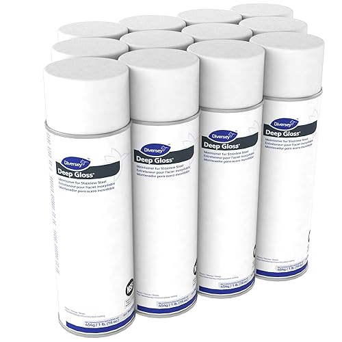 Miniatura 4 de Diversey 94970590 - Mantenedor de brillo profundo para acero inoxidable, limpia, pule y protege, aerosol en aerosol, 16 onzas