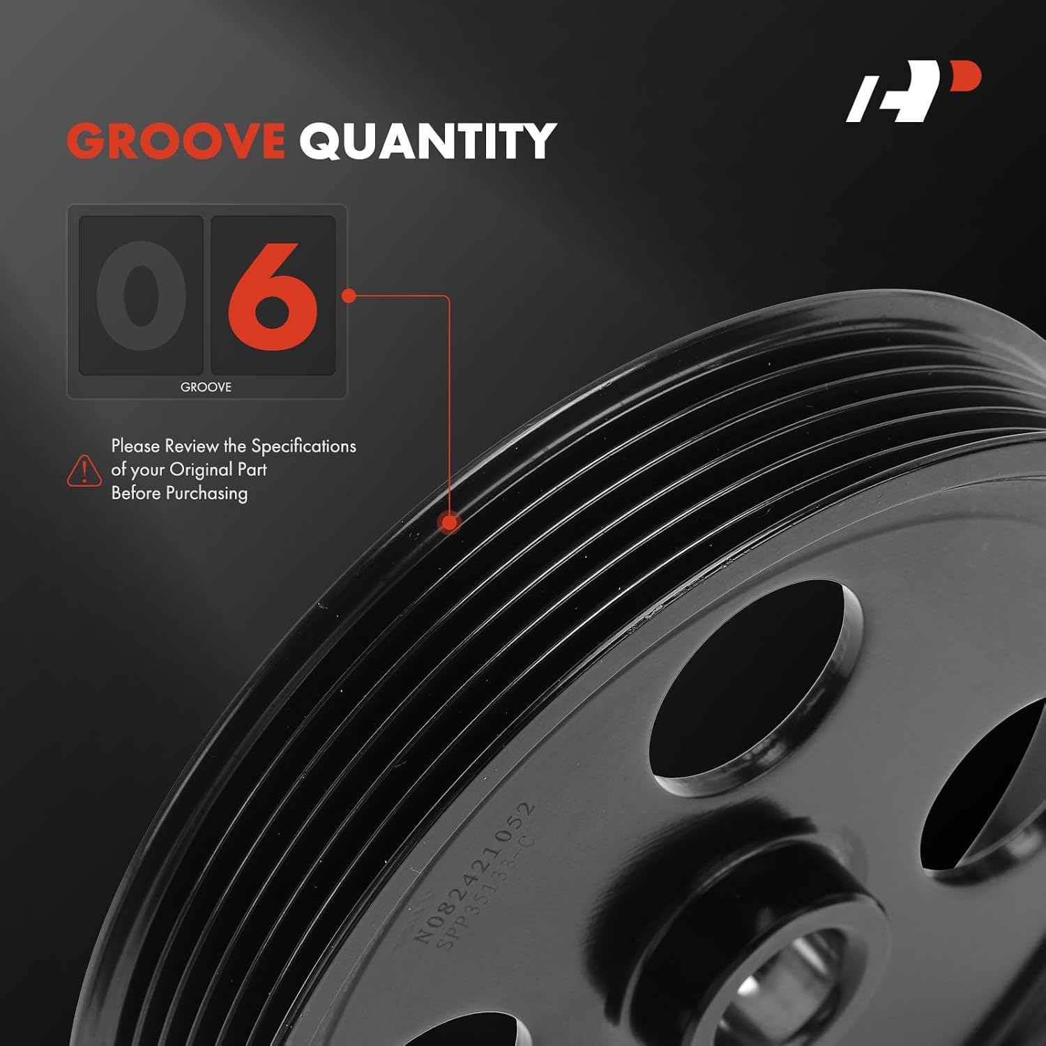 A-Premium Power Steering Pump Pulley