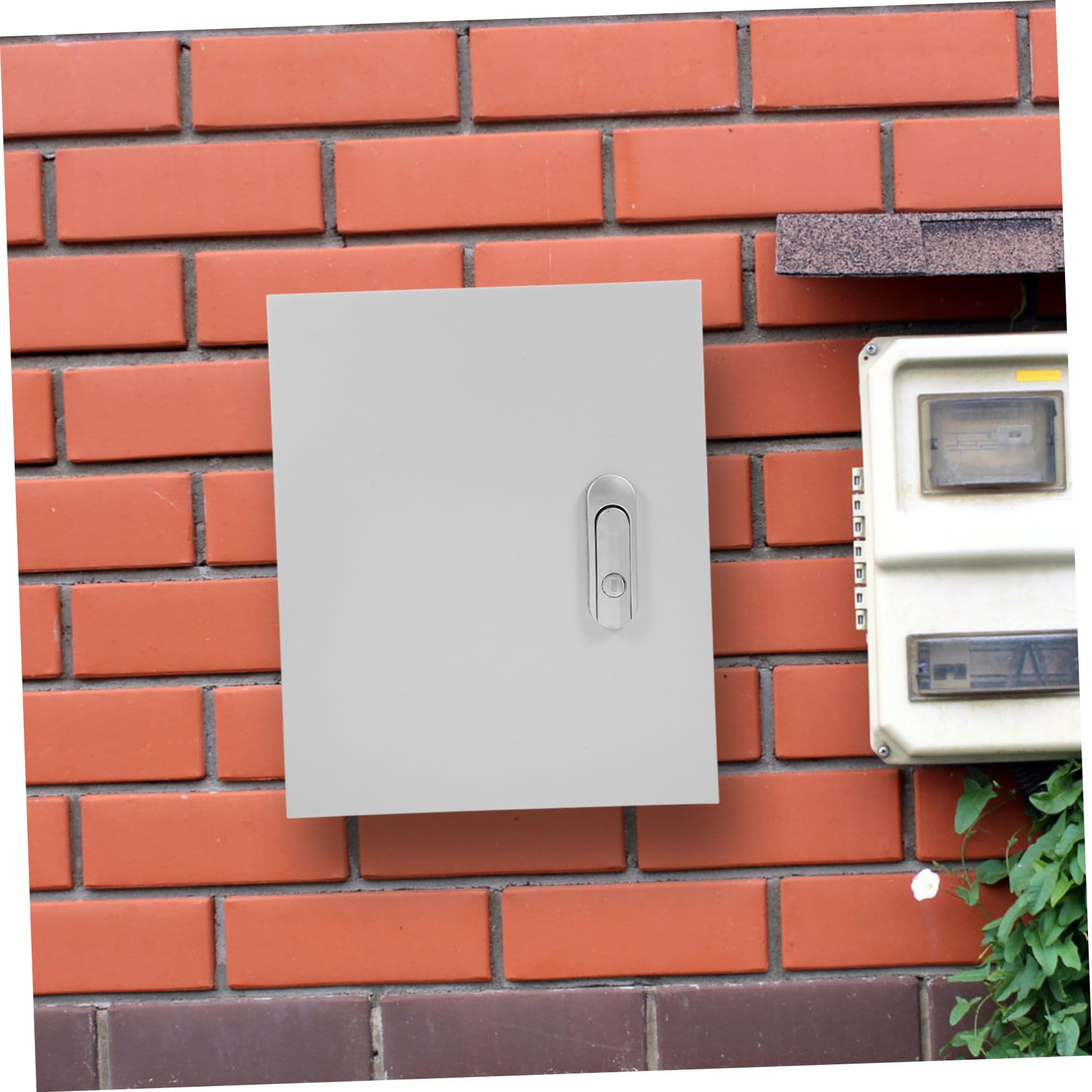 DOITOOL Elektrische Verteilerbox aus Eisen mit Großer Kapazität und Sicherheitsverschluss Vielseitig Montierbar für Außenbereich mit Eleganter Weißer Oberfläche