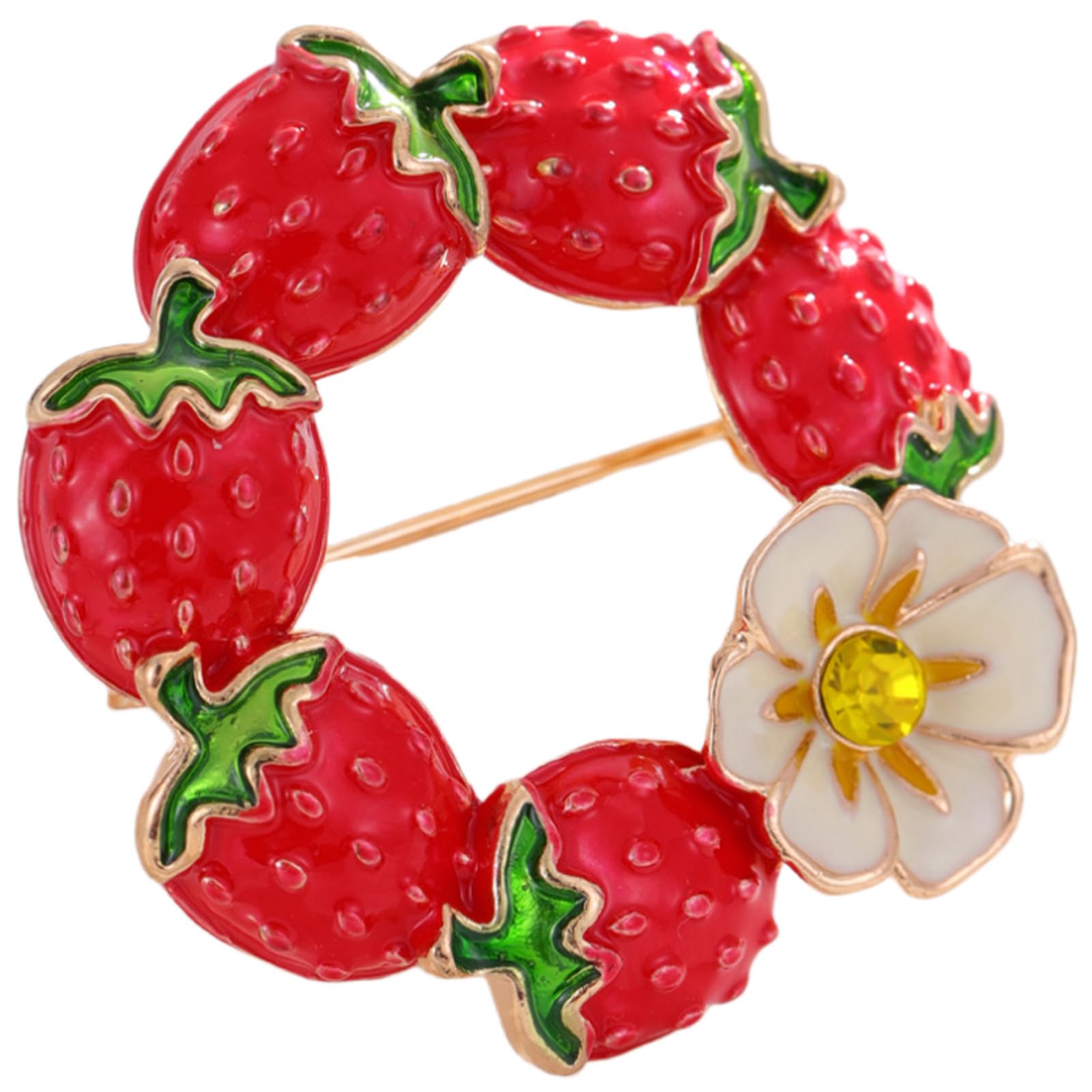 FAIRYGATE Anti Exposure Fixed Brooches Women Unisex Vintage Rhinestone Office Party Brooch Pins Lapel Pin Dress Suit Accessories Boutonniere — view 34
