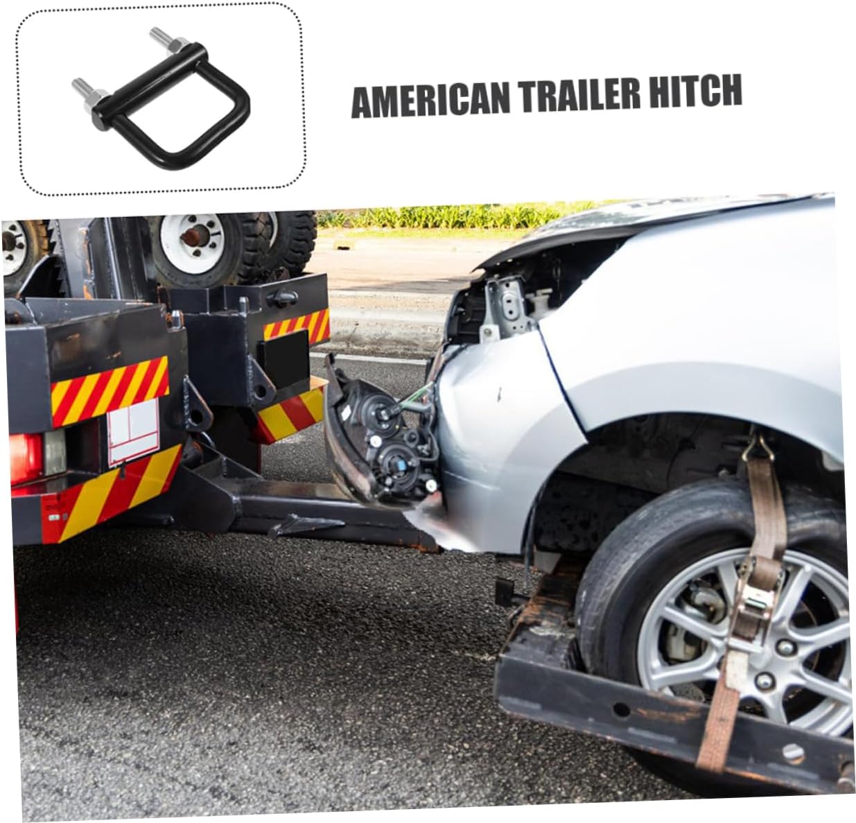 2pcs Trailer Hitch Rattle Heavy Duty Trailer Tightener Clamp for Secure Towing