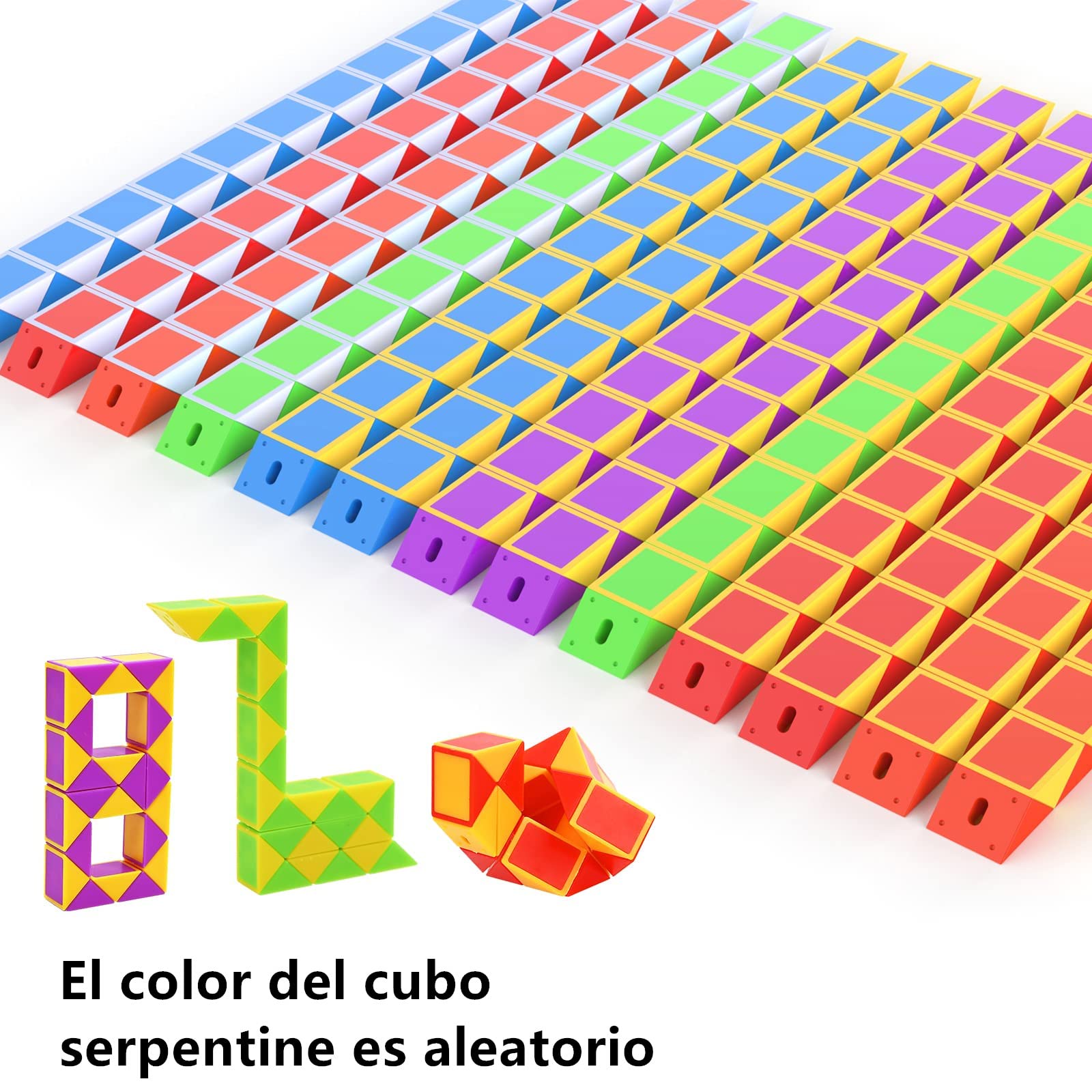 GOLDGE Regalo Niño y Niña Cubo Mágico 24 Pack, Detalles Cumpleaños Niños y Regalos Cumpleaños Niños Colegio, Juguetes Sensoriales Autismo, Relleno Piñata Juguetes Niño y Niña 2 3 4 5 6 7 8 9 Años - 3