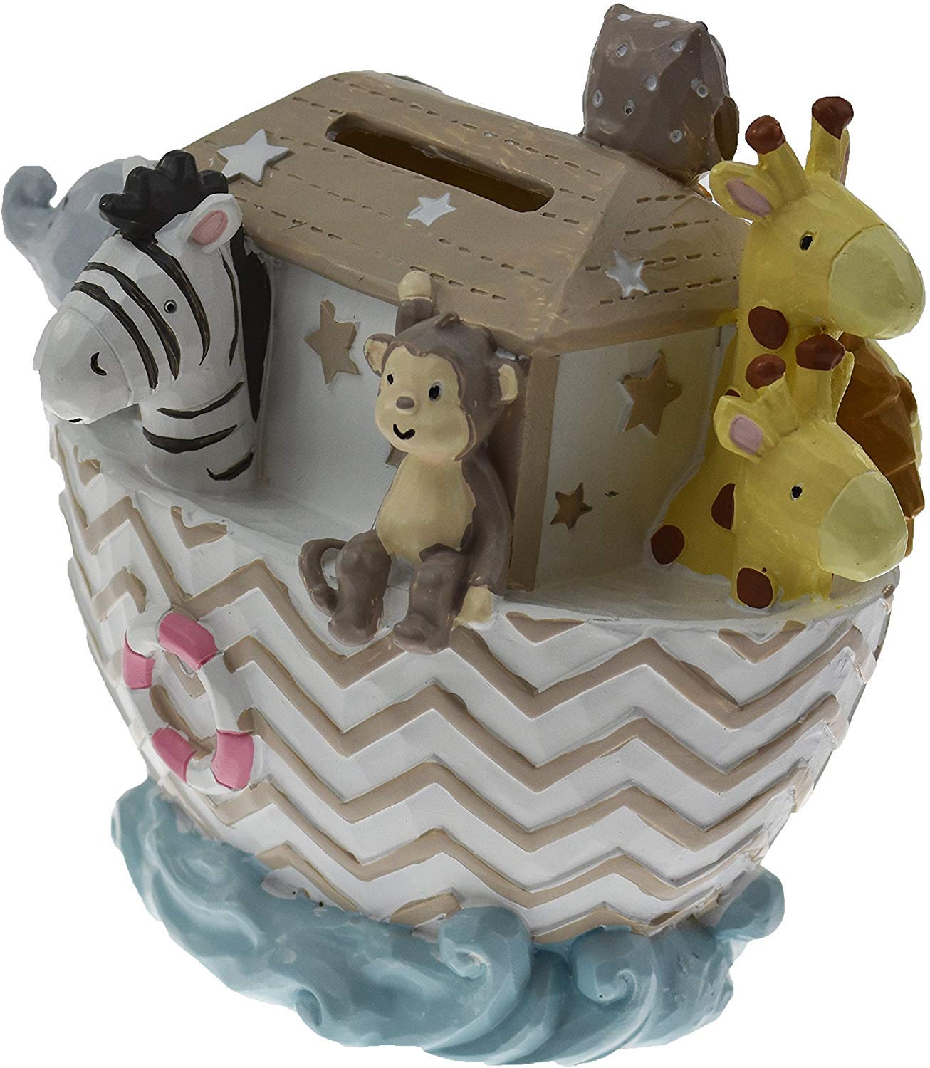 Oaktree Gifts Noah's Ark Resin Money Bank