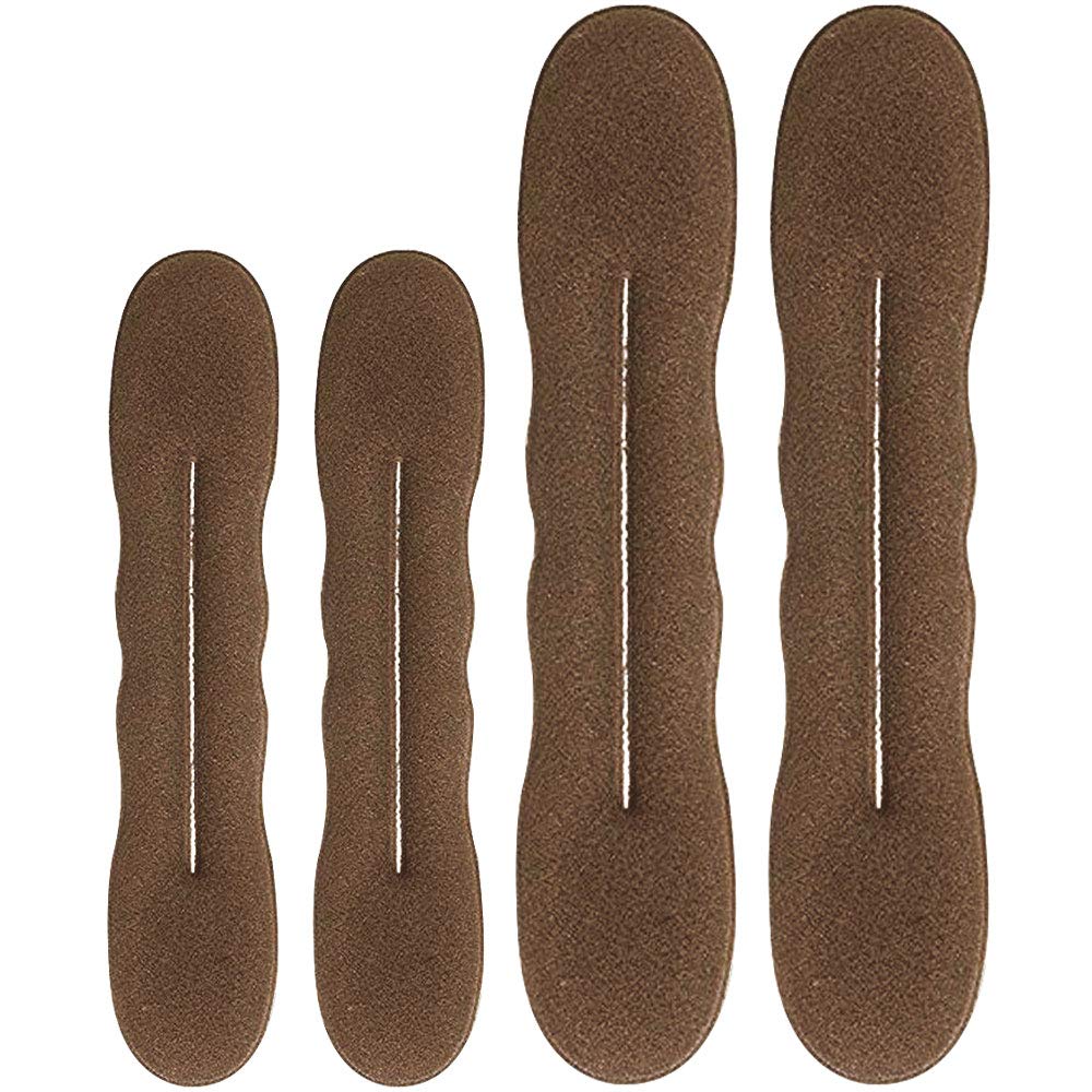 Blonde Magic Bun Maker Foam, Hawwwy 4 Pack Easy Sponge Hair Bun Shaper, Perfect Padding for Updos, Chignon Maker, Donut Maker French Twist Accessories Easybun Ballet Kids Girls Women : Health & Household